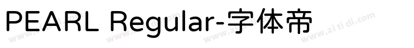 PEARL Regular字体转换